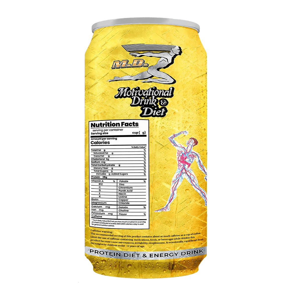 M.D.I Motivational Drink can