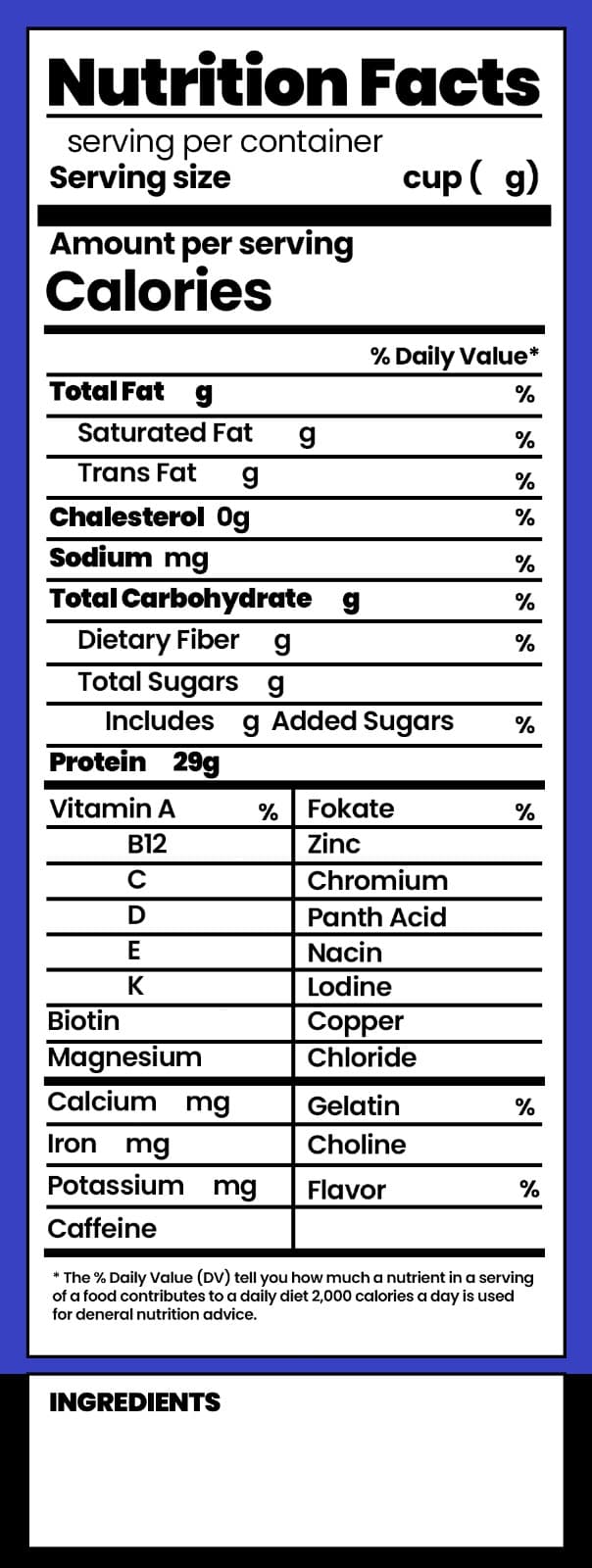 Nutrition Facts